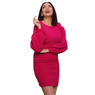 Buy Upto 80% Off On Women Sheath Pink Dress at Rs 404